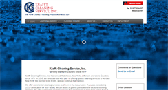 Desktop Screenshot of krafftcleaning.com